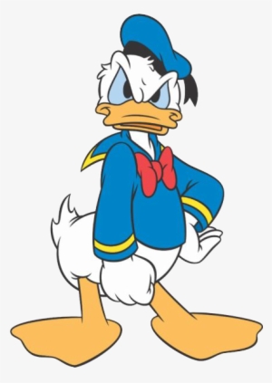 Donald Duck Angry Clipart - Donald Duck Angry Face