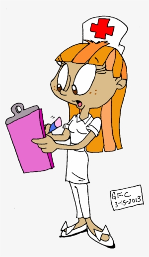 Nurse Jessica Sandals - Hot Cartoon Nurse Transparent