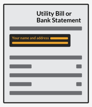 Utility Bill) With Your Name And Address On It, Dated - Computer Data Storage
