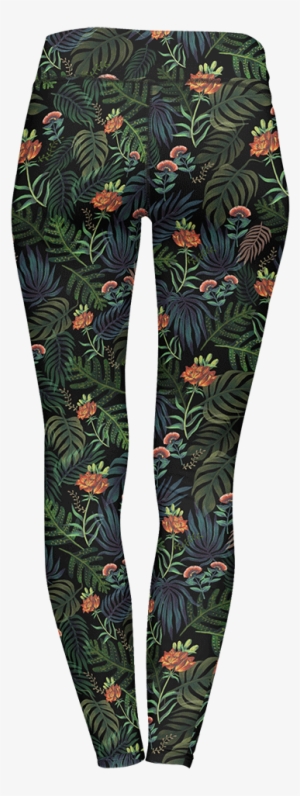 Dark Jungle Leggings - Trousers