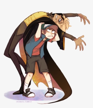 “bill Wtf ” - Bill Cipher Human And Dipper