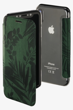 Abx High-res Image - Hama "jungle Leaves" Booklet For Apple Iphone X
