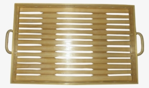 Homespun Bamboo Scale Tray In Brown - 7 Sister Crafts