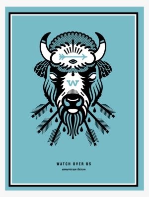 Watch Over Us - Buffalo Illustrations