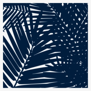 Navy Jungle Leaves - Katie Kime Jungle Leaves Tray