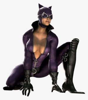 44937 Cat Woman Purple Suited Catwoman - Catwoman Dc Vs Mortal Kombat