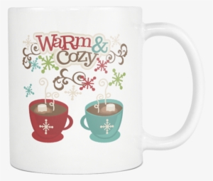 Warm And Cozy Hot Cocoa Or Coffee Mug - Clip Art
