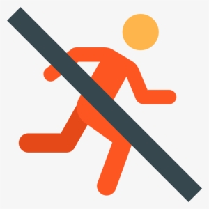 Nie Biegać Icon - Icon