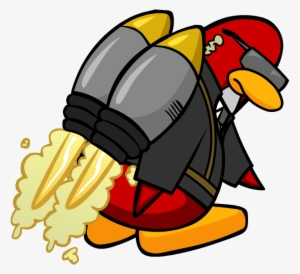 Jet Pack Guy About To Take Off - Jet Pack Guy Club Penguin Rewritten