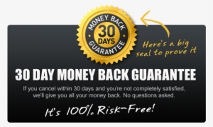 Shiled Money Back Guarantee
