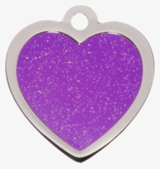 Purple Sparkle Heart Small - Heart