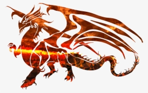 Magma Icons Png Free - Silhouette Of A Dragon