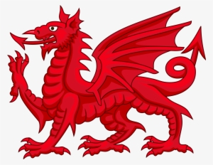 Dragon Statue Vector Png Clip Art Black And White Library - Welsh Dragon