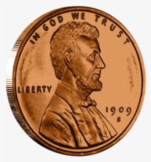 Penny Png - 1909 .999 Copper Penny