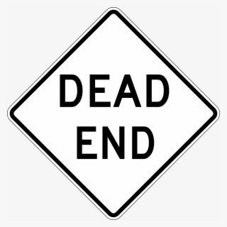 Australian Road Sign - Australian Dead End Sign