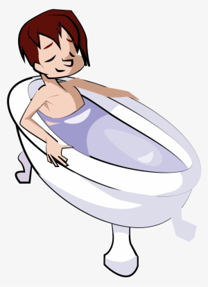 This Free Icons Png Design Of Boy In Bathtub