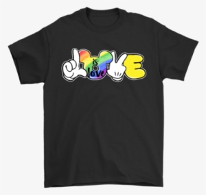 Mickey Mouse Love Is Love Support Lgbt Shirtsmickey - Doesn T Kill You T Shirt