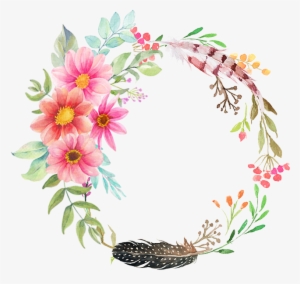 Flower Frame Png - Ring Of Flowers Png