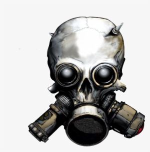 Heavy Metal Faak Skull - Skull Gas Mask Png