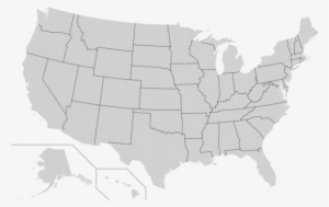 Blank Us Counties Map In Svg Format - United States Map Gray