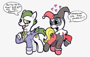 Margot Robbie Tried On A Harley Quinn Jester Outfit - Mlp Joker And Harley Quinn