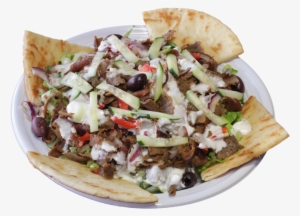 Greek Isle Salad W/ Gyros - Food
