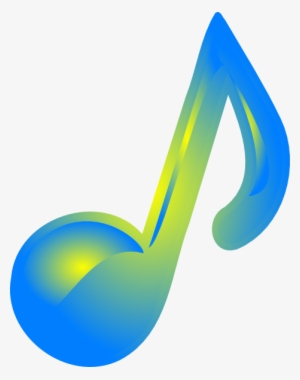 Blue Yellow Music Note Svg Clip Arts 468 X 594 Px