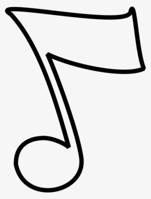Png Clipart Source - Music Note Outline Clip Art