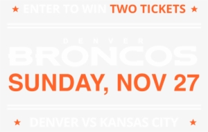 Win Denver Broncos Tickets And Memorabilia - Cd Denver Broncos 27'x37' Banner