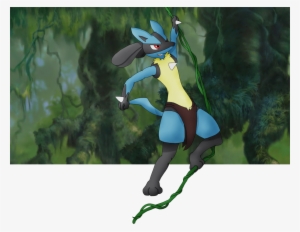 Lucario As Tarzan - Cartoon
