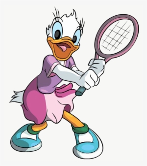 Tennis Clipart - Daisy Duck Tennis
