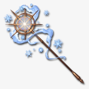 Ice Crystal Staff - Crystal Staff Png