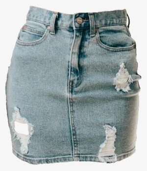Jeans Skirt Png - Faldas De Jean Cortas 2018