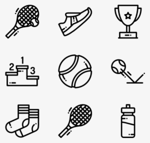 Tennis - Food Line Icon Png