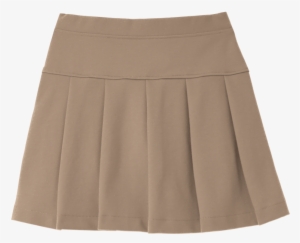 Child Wearing The Uniform Pleated Skirt In Kids Size - Skirt