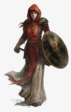 Fantasy Women Warrior Png File - Female Human D&d Cleric