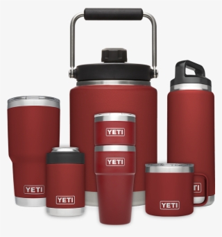 Brick Red Yeti Ramblers Yeti Png Red Yeti Cooler