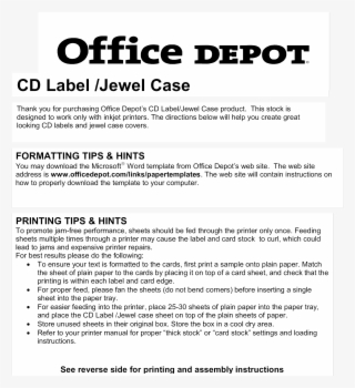 Cd Case Template Main Image