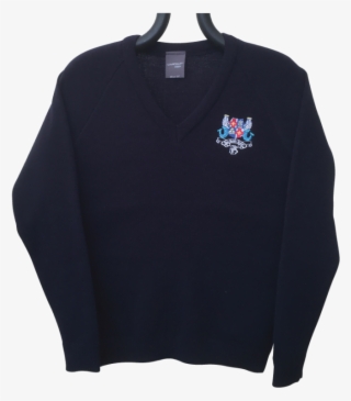 Navy V Neck Jumper