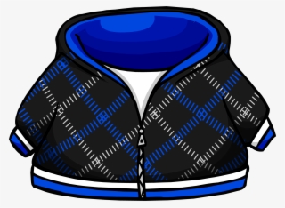 Blue Crosshatch Sweater