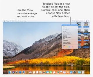 An Example Of A Desktop With Files And Folders