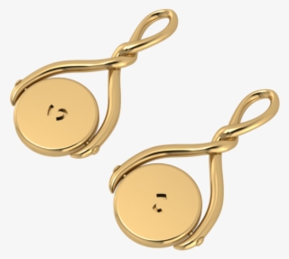 My-wishbone Spinner Pendant In Gold
