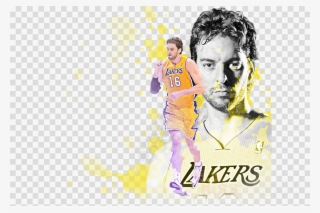 Los Angeles Lakers Clipart Pau Gasol Los Angeles Lakers
