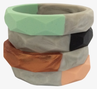 Amelia Black Marble Teething Bangle Teething Bangle-