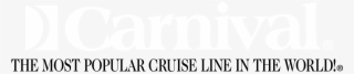 Carnival Logo Black And White