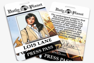 Daily Planet Lois Lane Press Pass E1503294094607