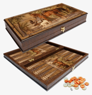 Leather Backgammon Set Porch