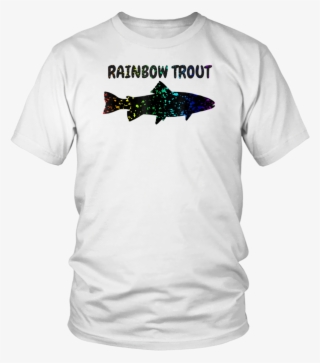 Rainbow Speckled Trout Fly Fishing T-shirt