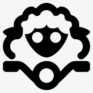 Sheep On Bike Icon