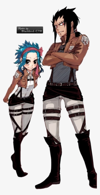 Gajeel And Levy Render Photo By Blackbirdctr